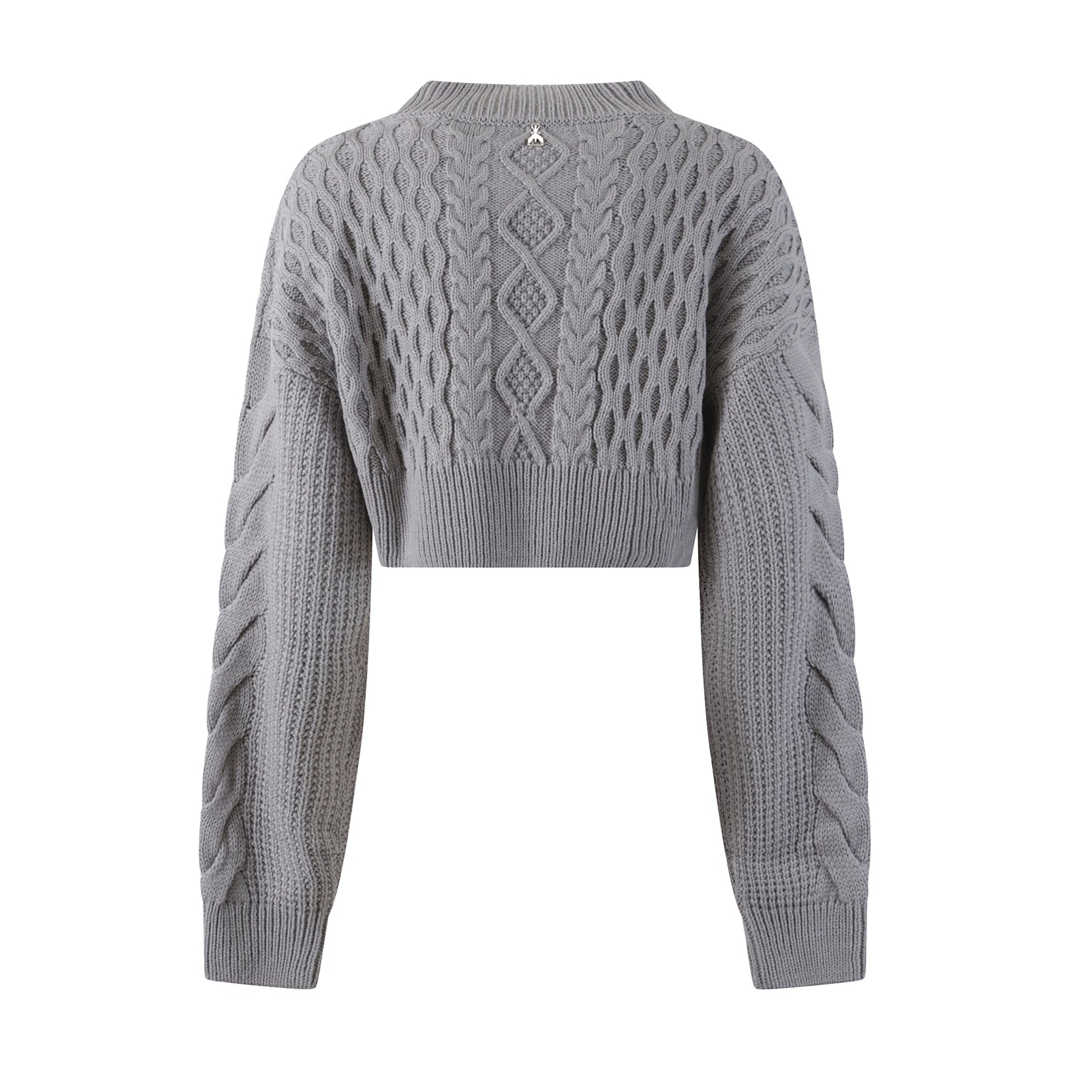 MAGLIONE CROPPED GRIGIO