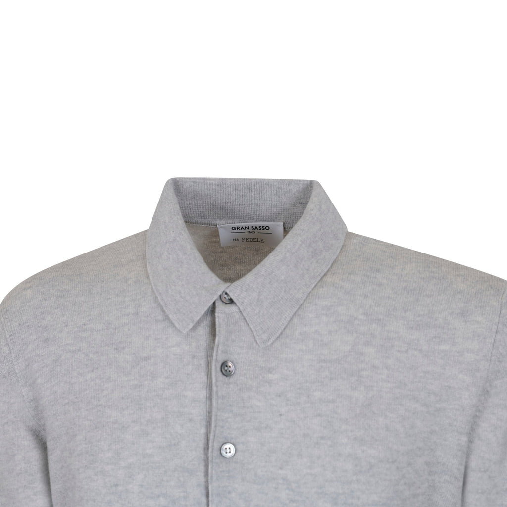POLO TENNIS GRIGIO PERLA