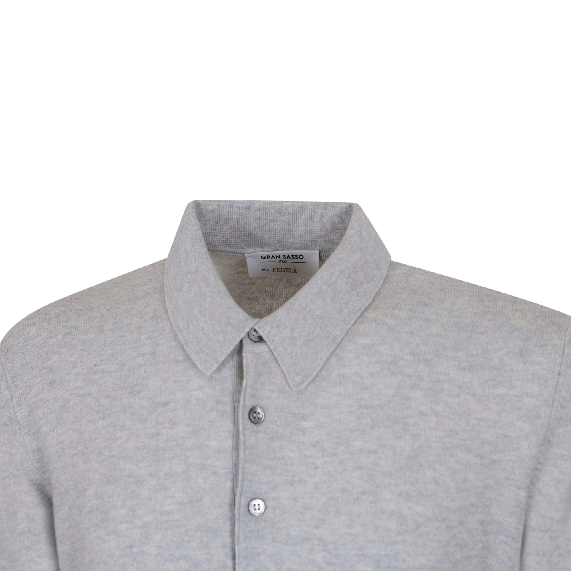 POLO TENNIS GRIGIO PERLA