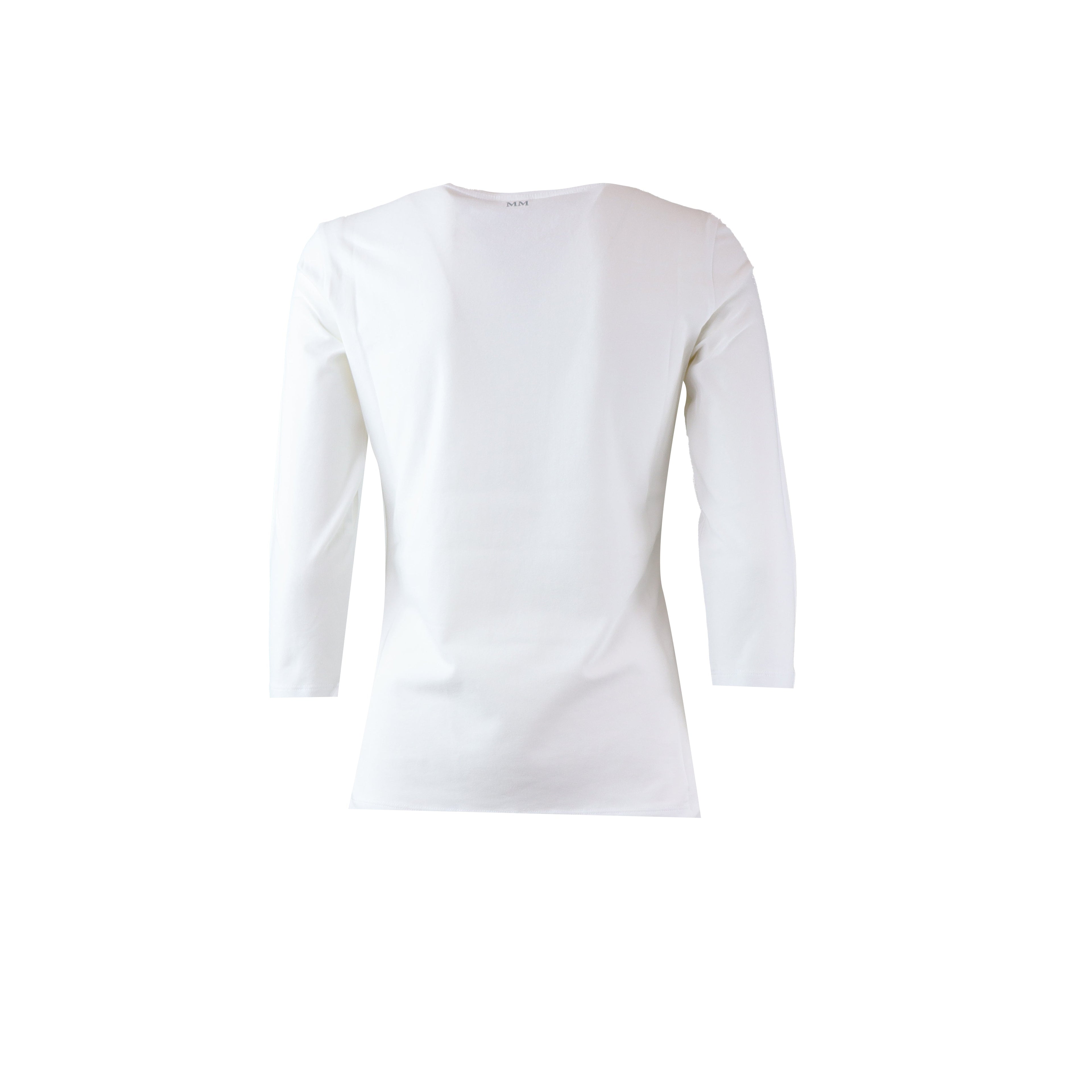 MAGLIA OBLIQUA BIANCA