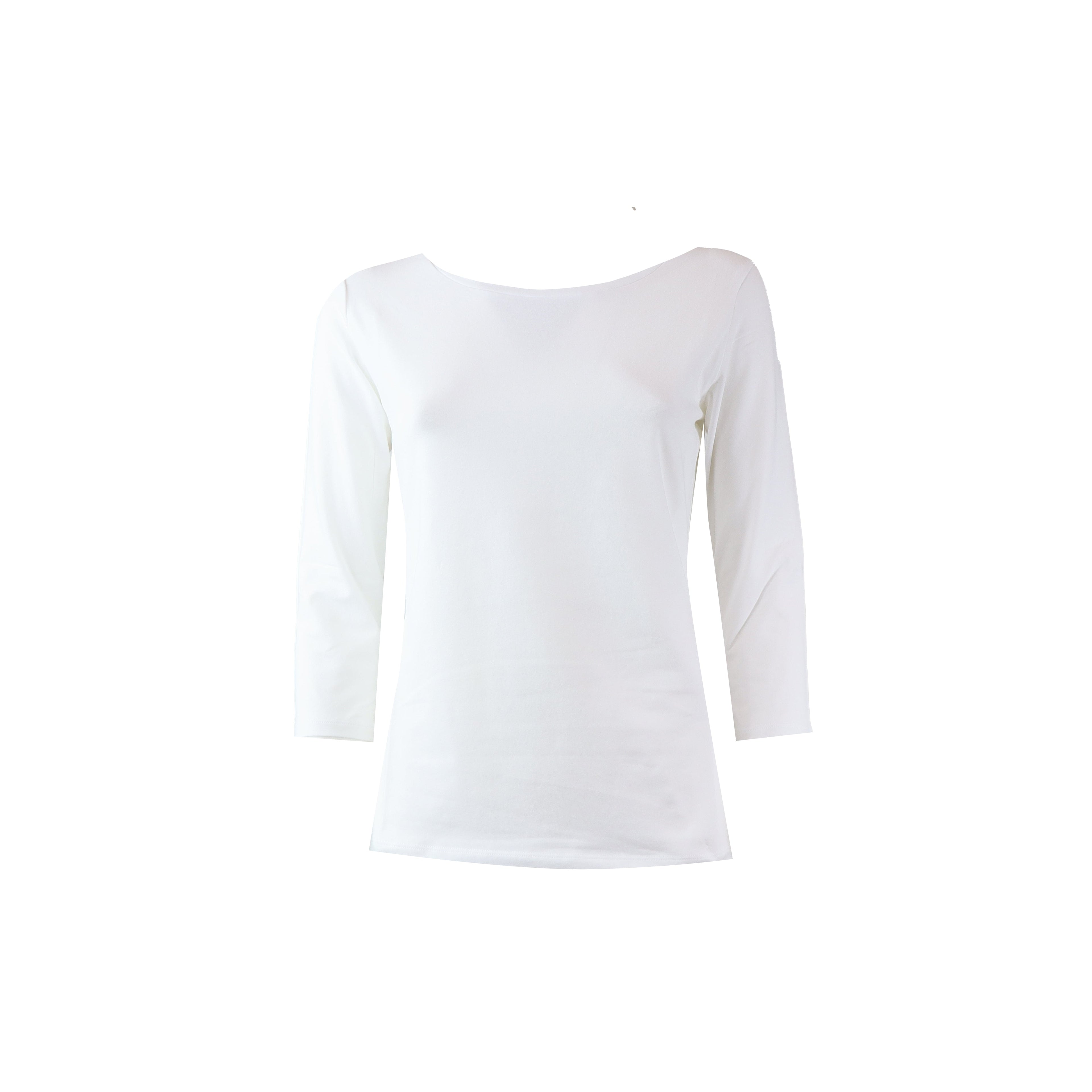 MAGLIA OBLIQUA BIANCA