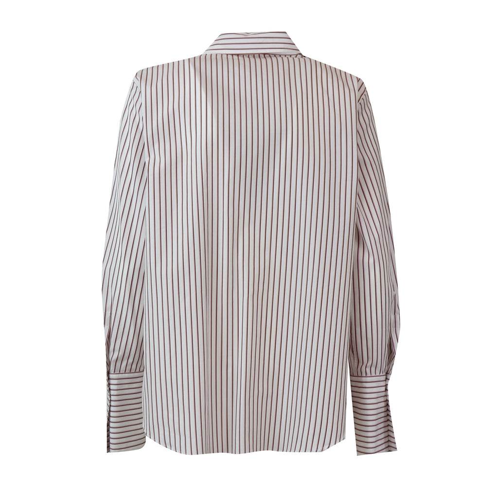 CAMICIA OZIO BIANCA E BORDEAUX