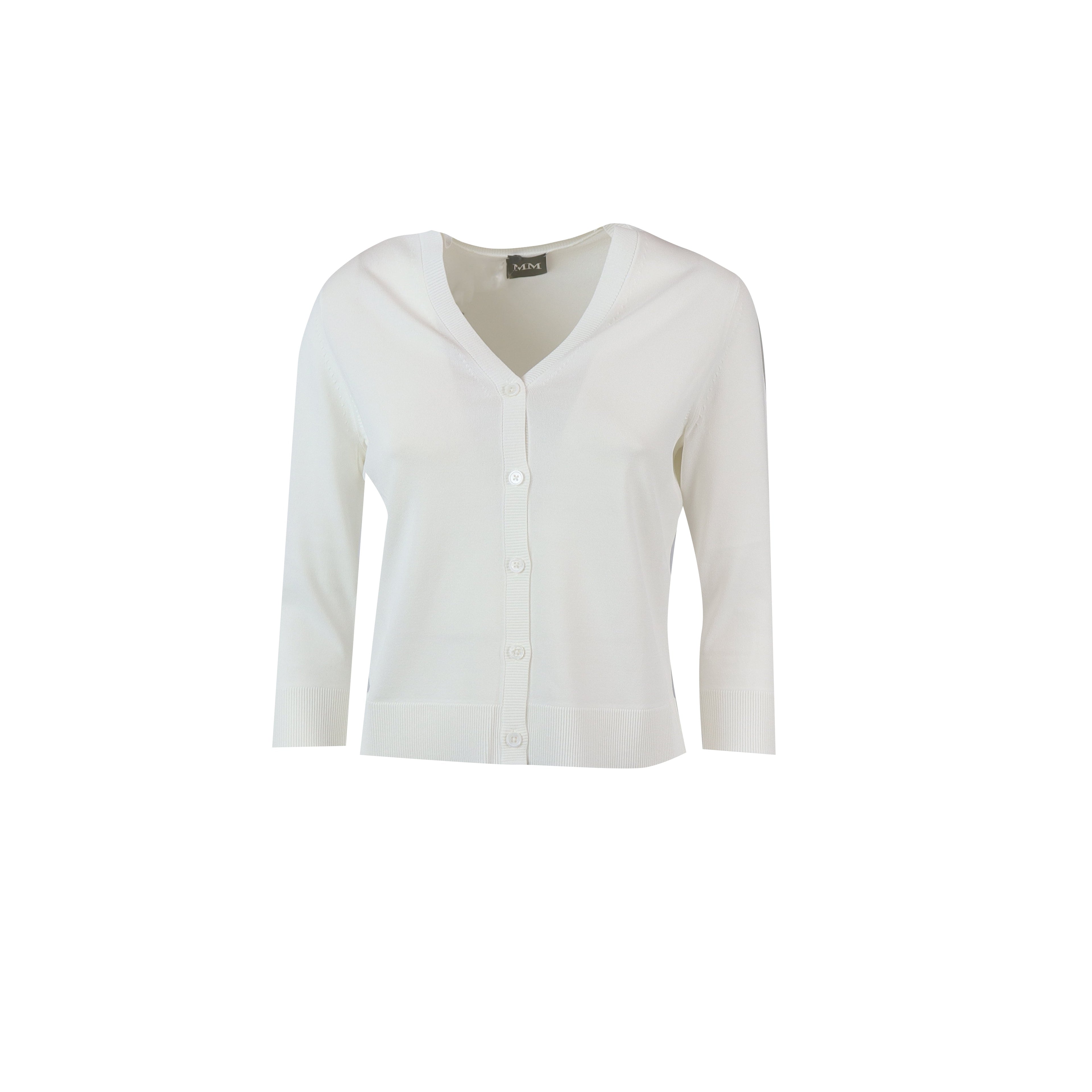 CARDIGAN STEMMA BIANCO