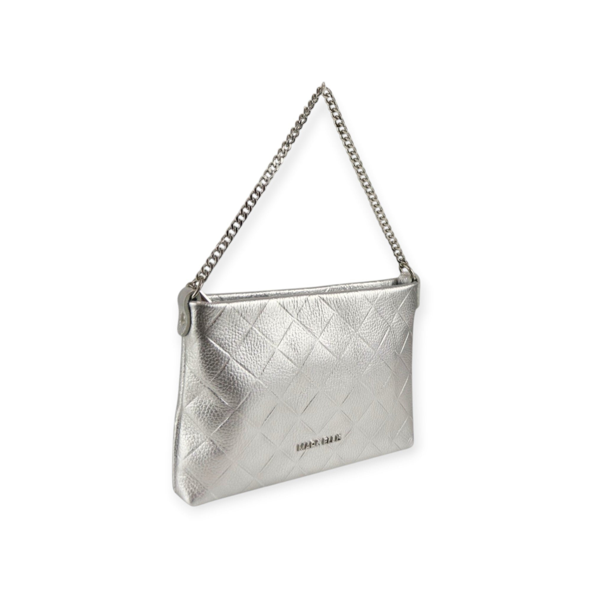 BORSA A TRACOLLA MARLENE ARGENTO