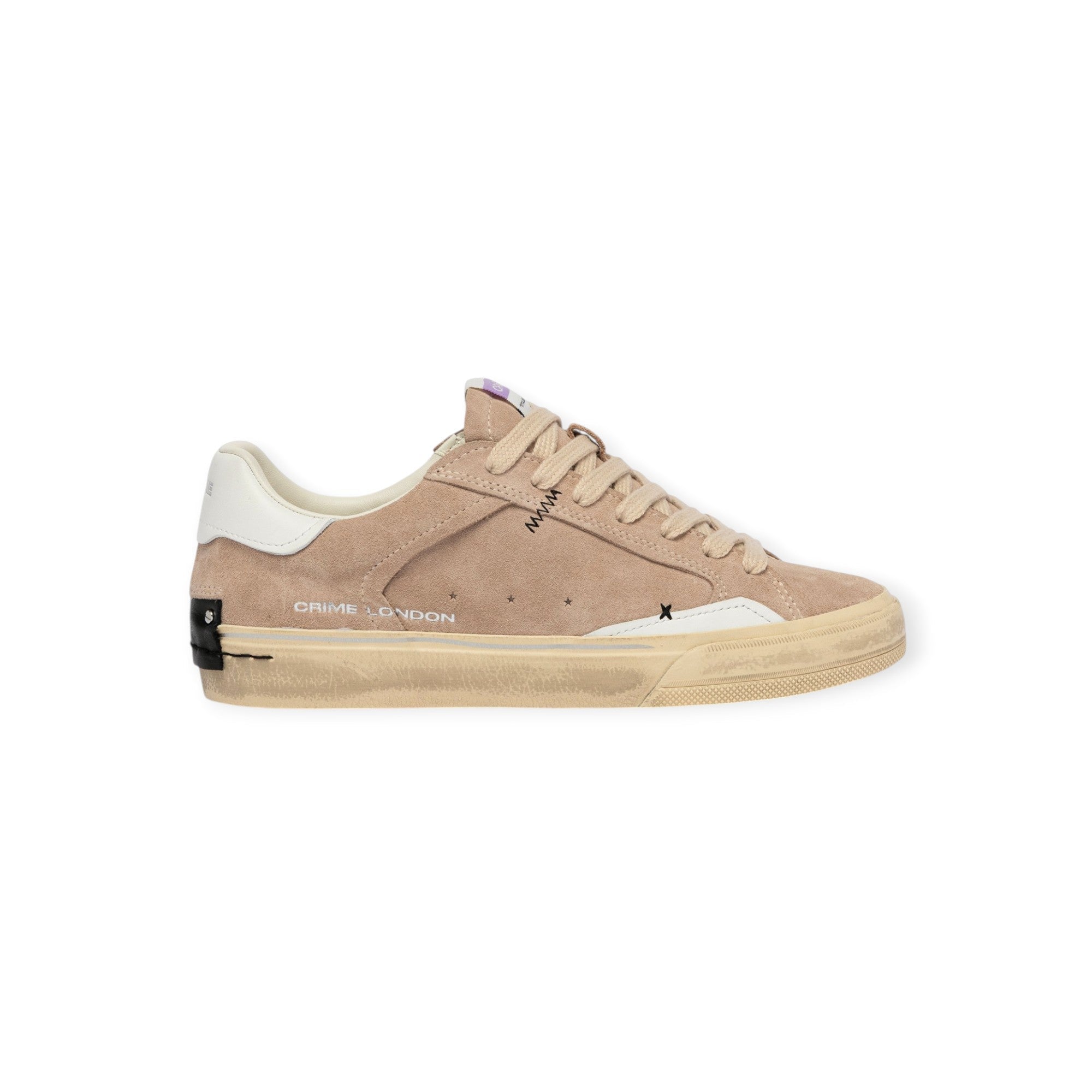 SNEAKERS DISTRESSED BEIGE