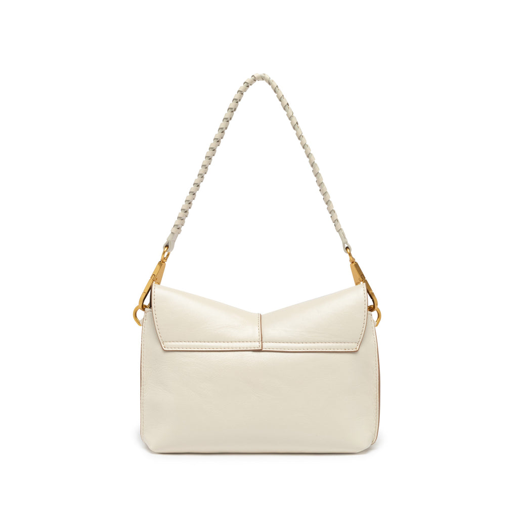 BORSA A SPALLA AVORIO