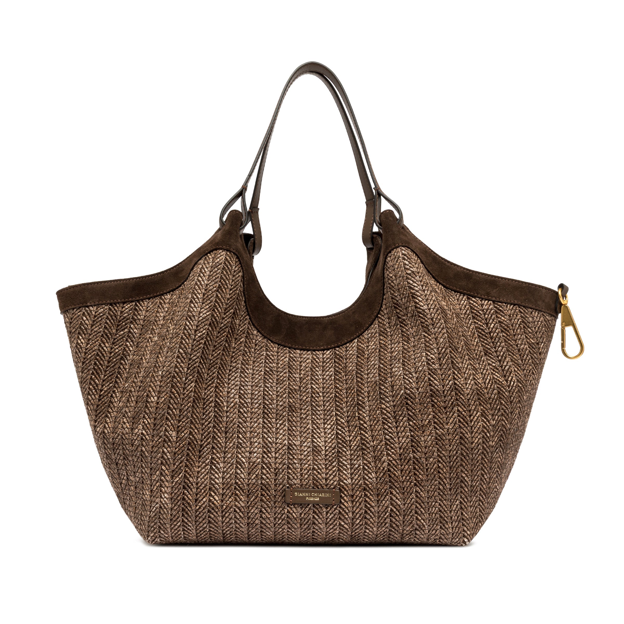 BORSA A MANO MARRONE