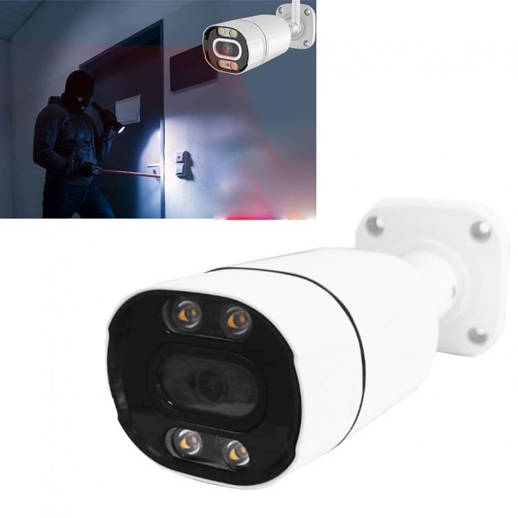 Telecamera 5 Mpx Videosorveglianza Ahd 5Mp 3.6Mm 4 Led Visione Notturna A Colori
