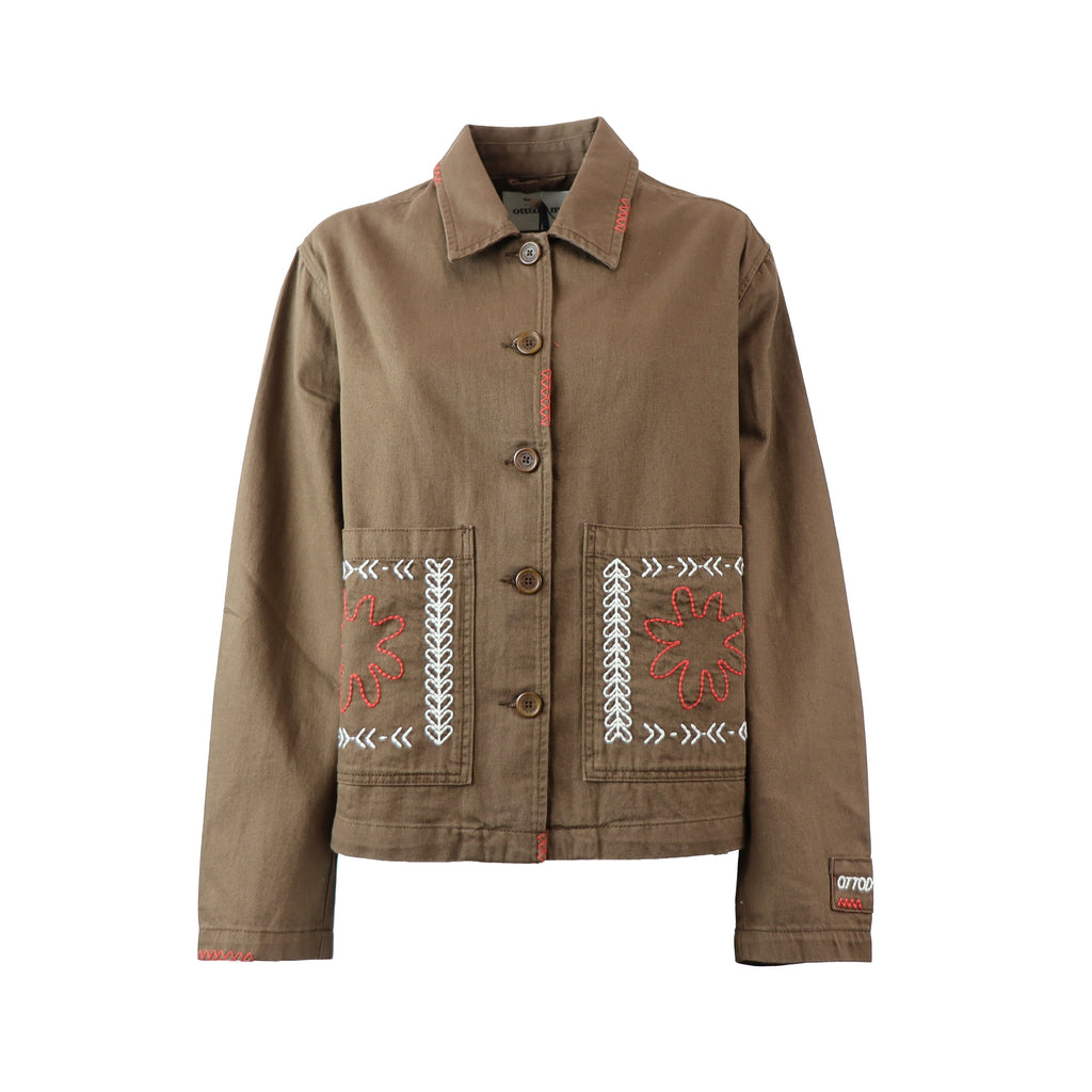OVERSHIRT MARRONE