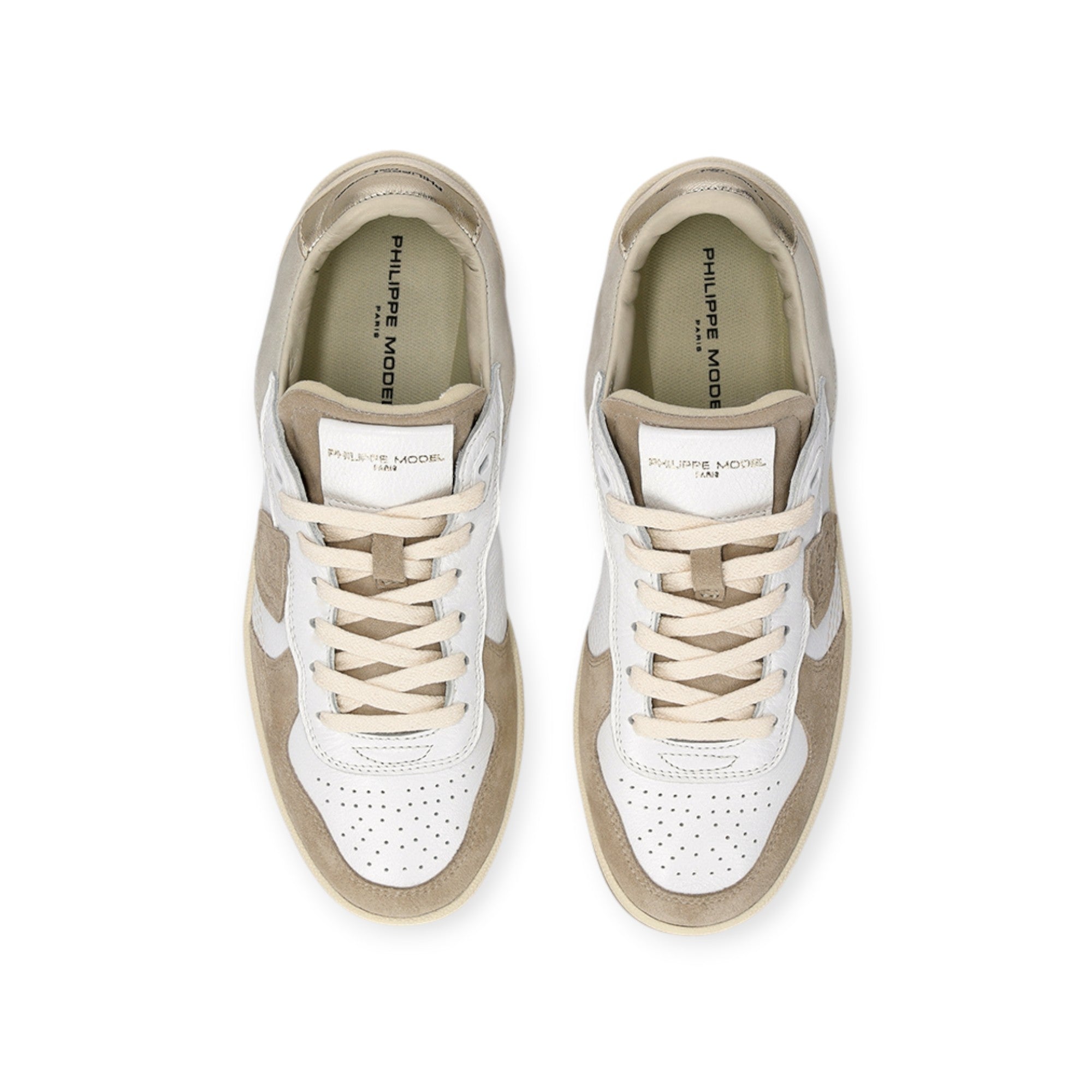 SNEAKERS PGAL BIANCA E BEIGE