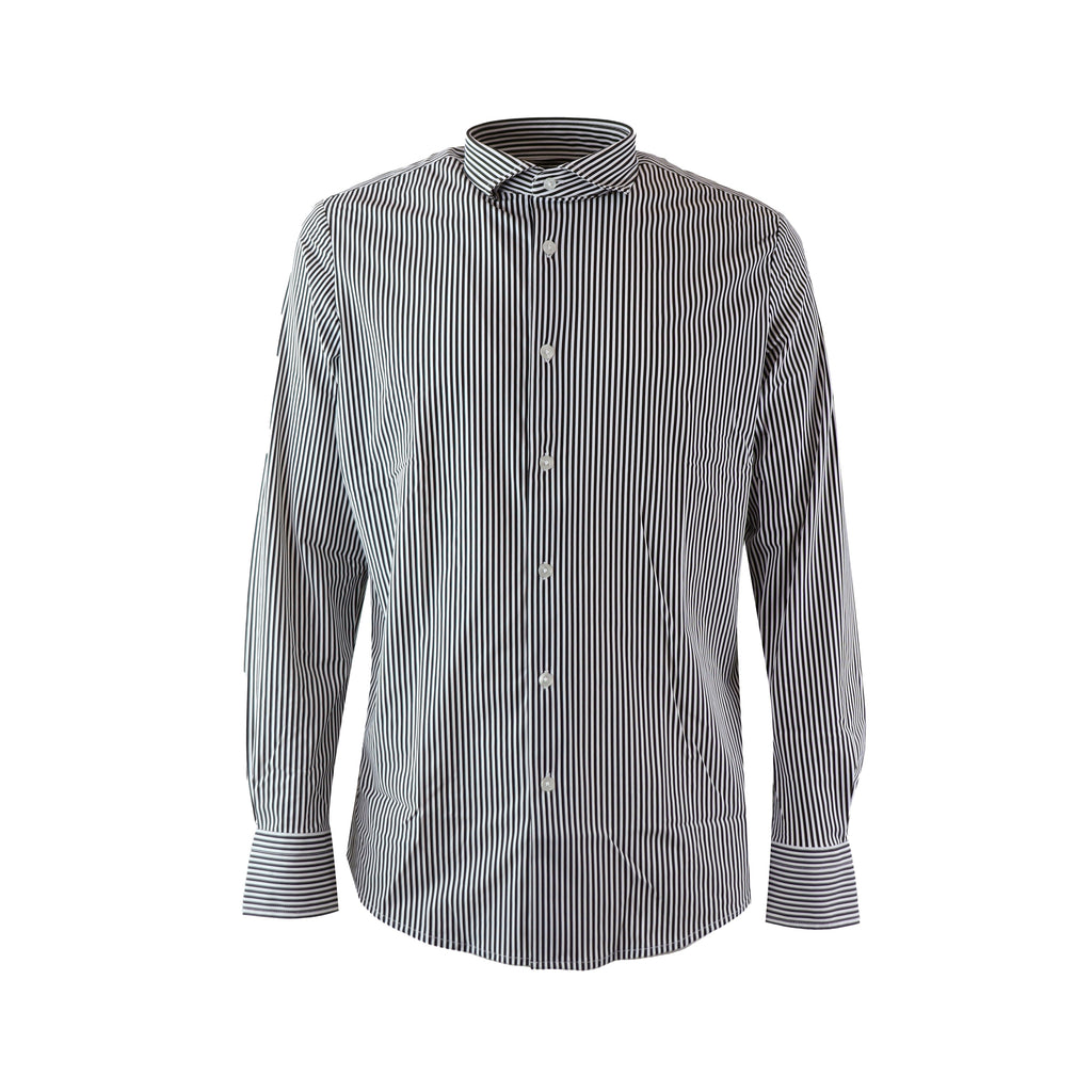 CAMICIA MILLERIGHE MARRONE