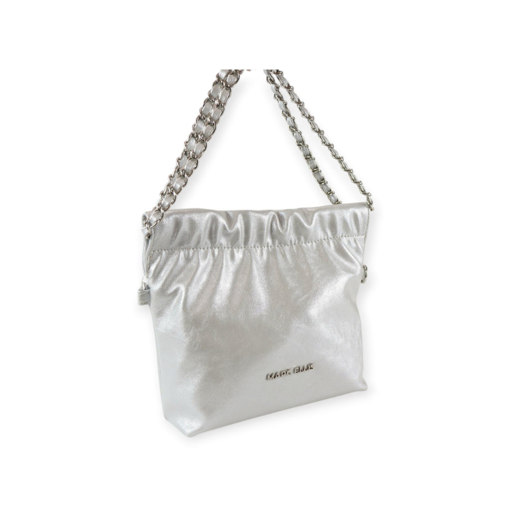 BORSA A SACCHETTO AVA ARGENTO