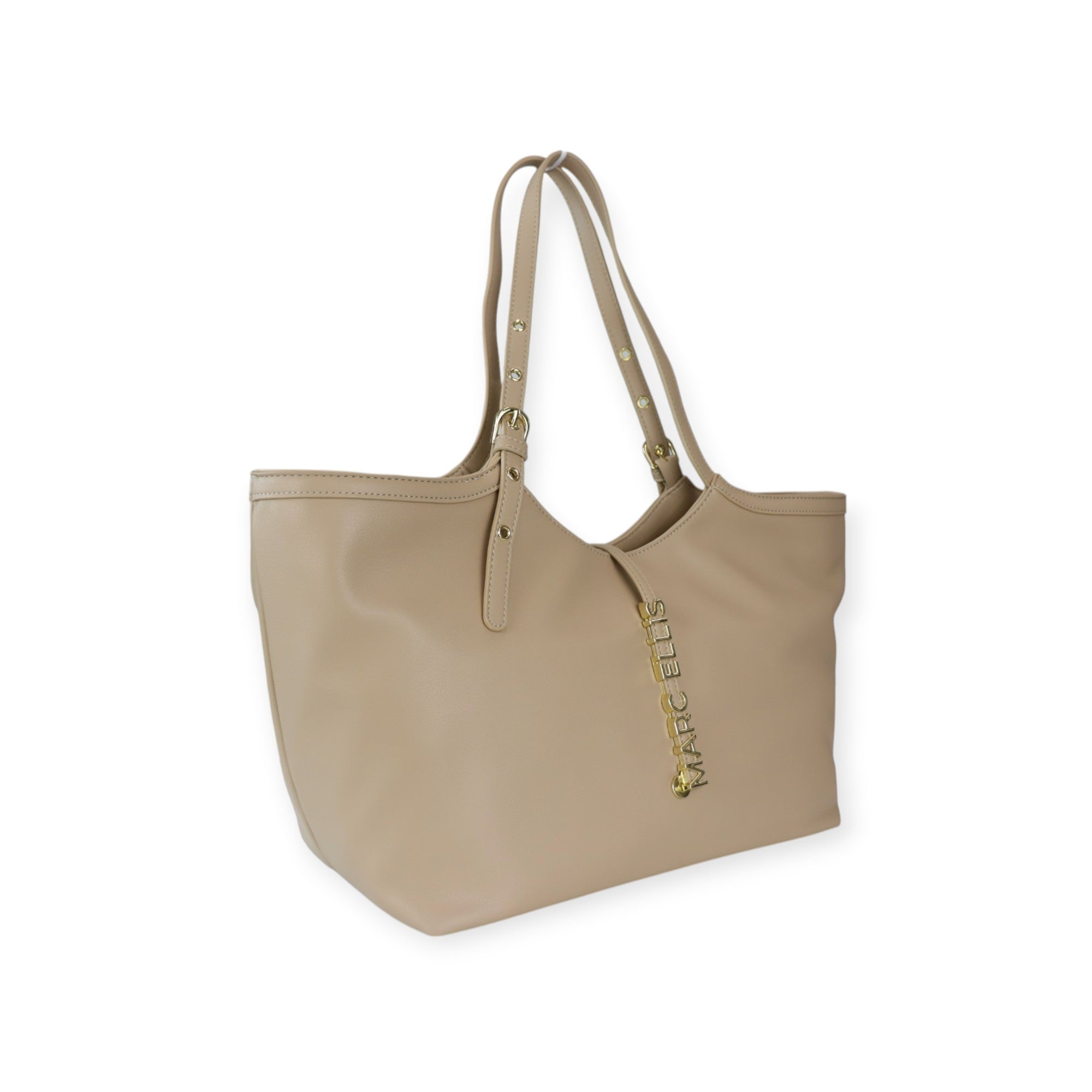 BORSA SHOPPING SCARLET BEIGE