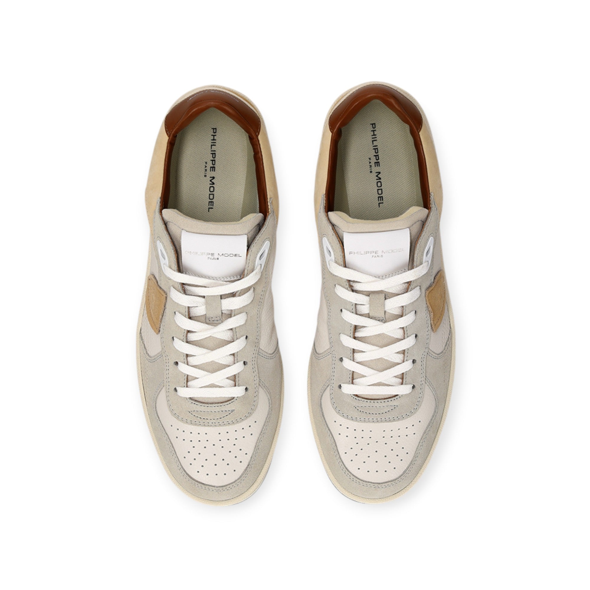 SNEAKERS PGAL BIANCA E BEIGE