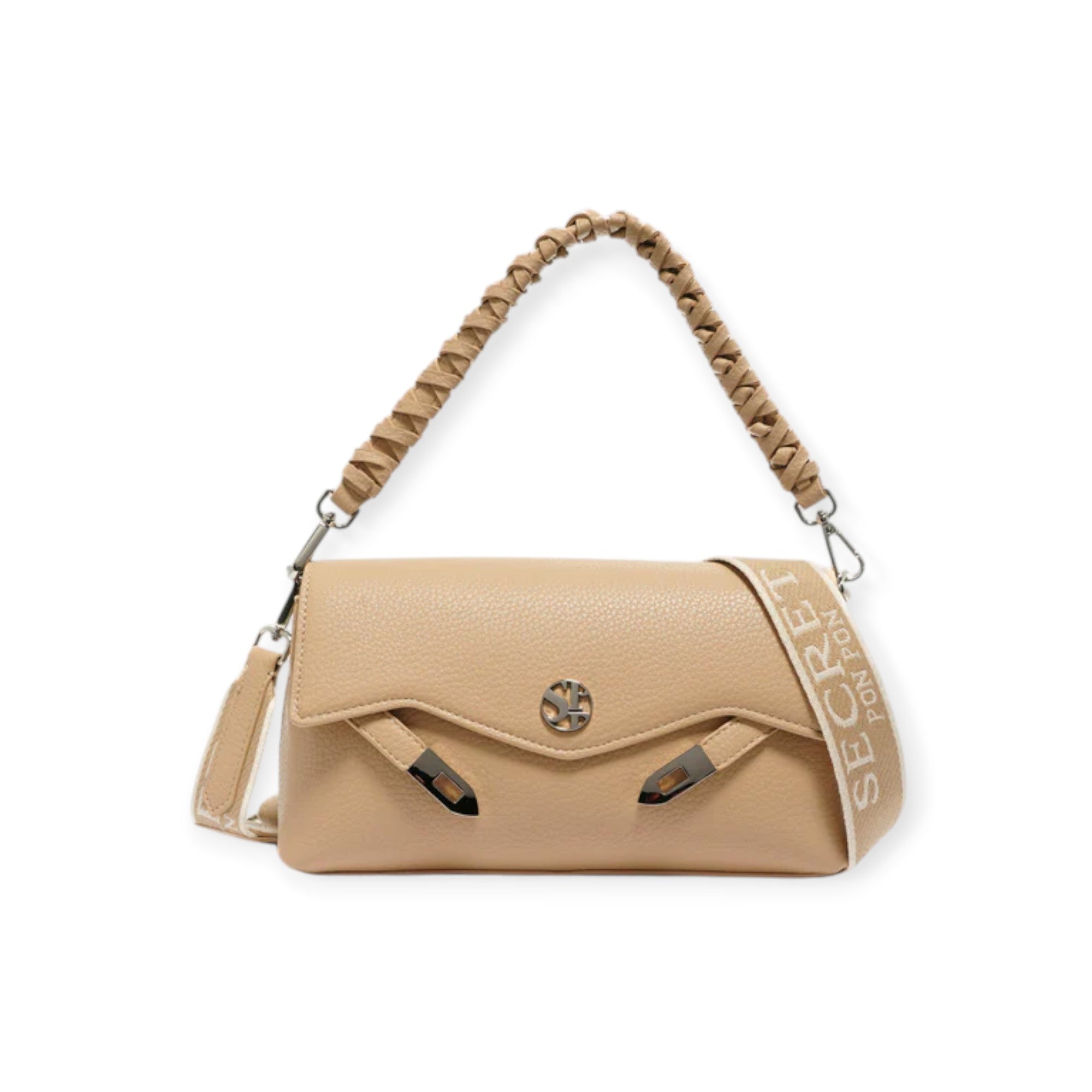 CLUTCH QUINY SMALL BEIGE