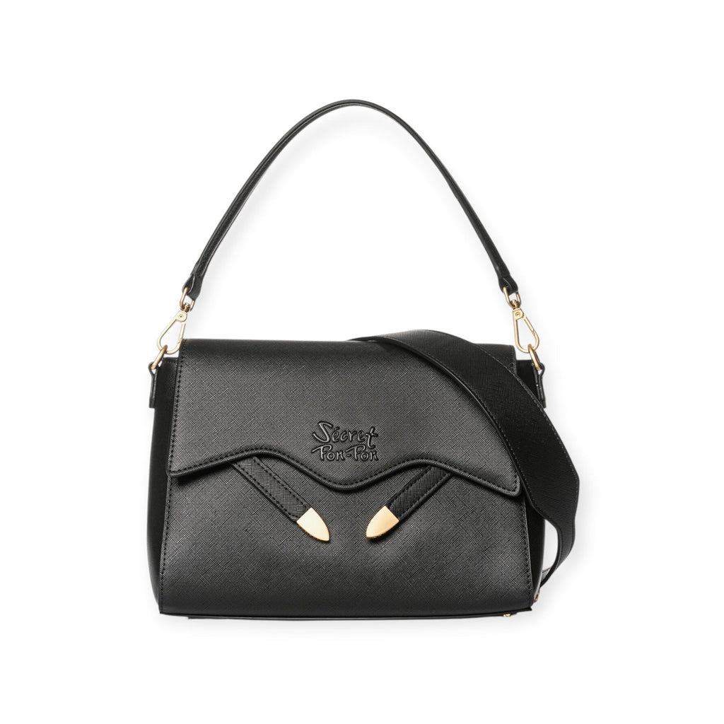 BORSA A MANO QUIRA GRAIN SMALL NERA