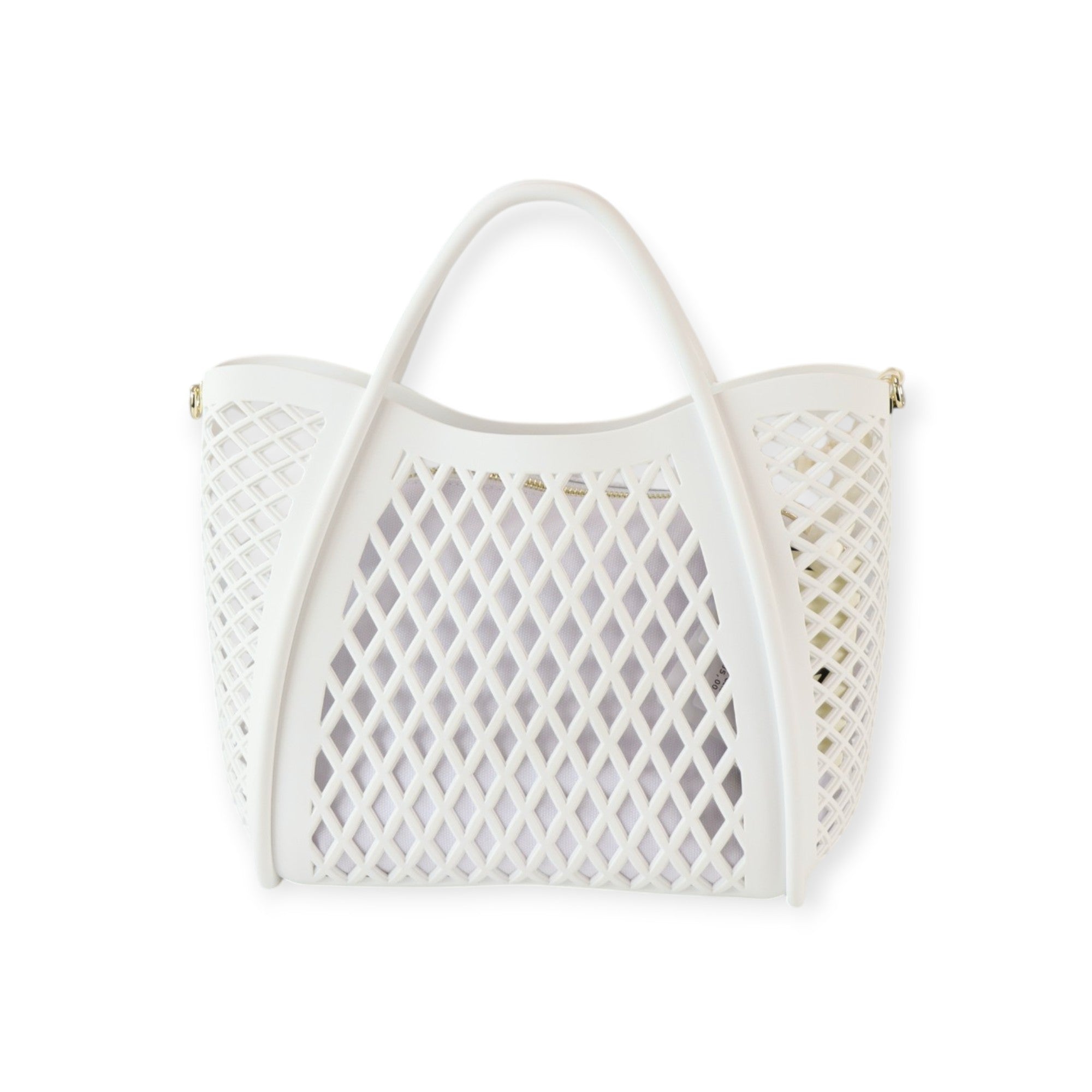 BORSA A MANO BUBY BASKET S BIANCA