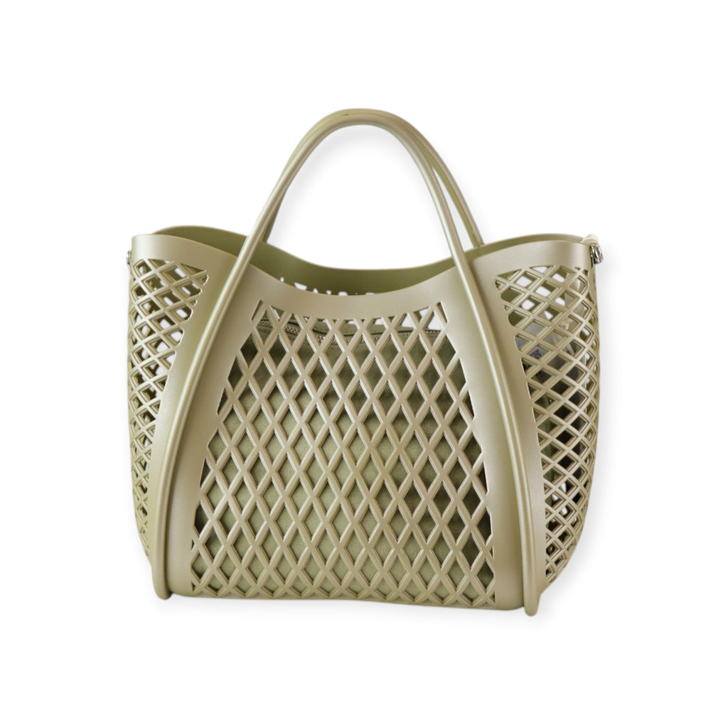 BORSA A MANO BUBY BASKET S VERDE