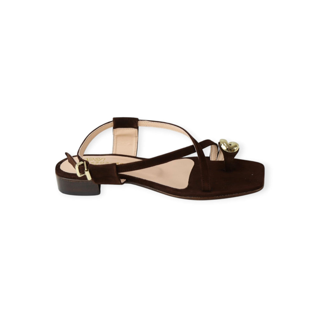 SANDALO FLAT MARRONE
