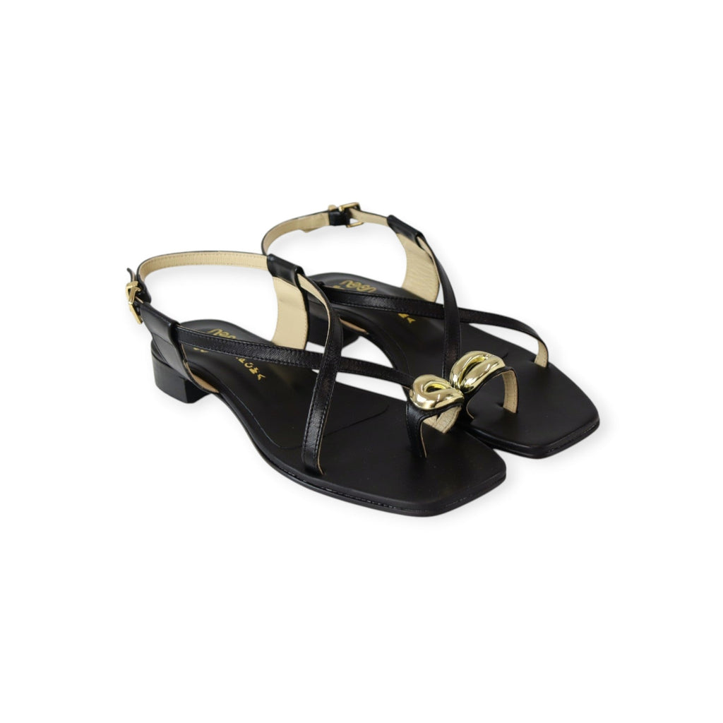 SANDALO FLAT NERO