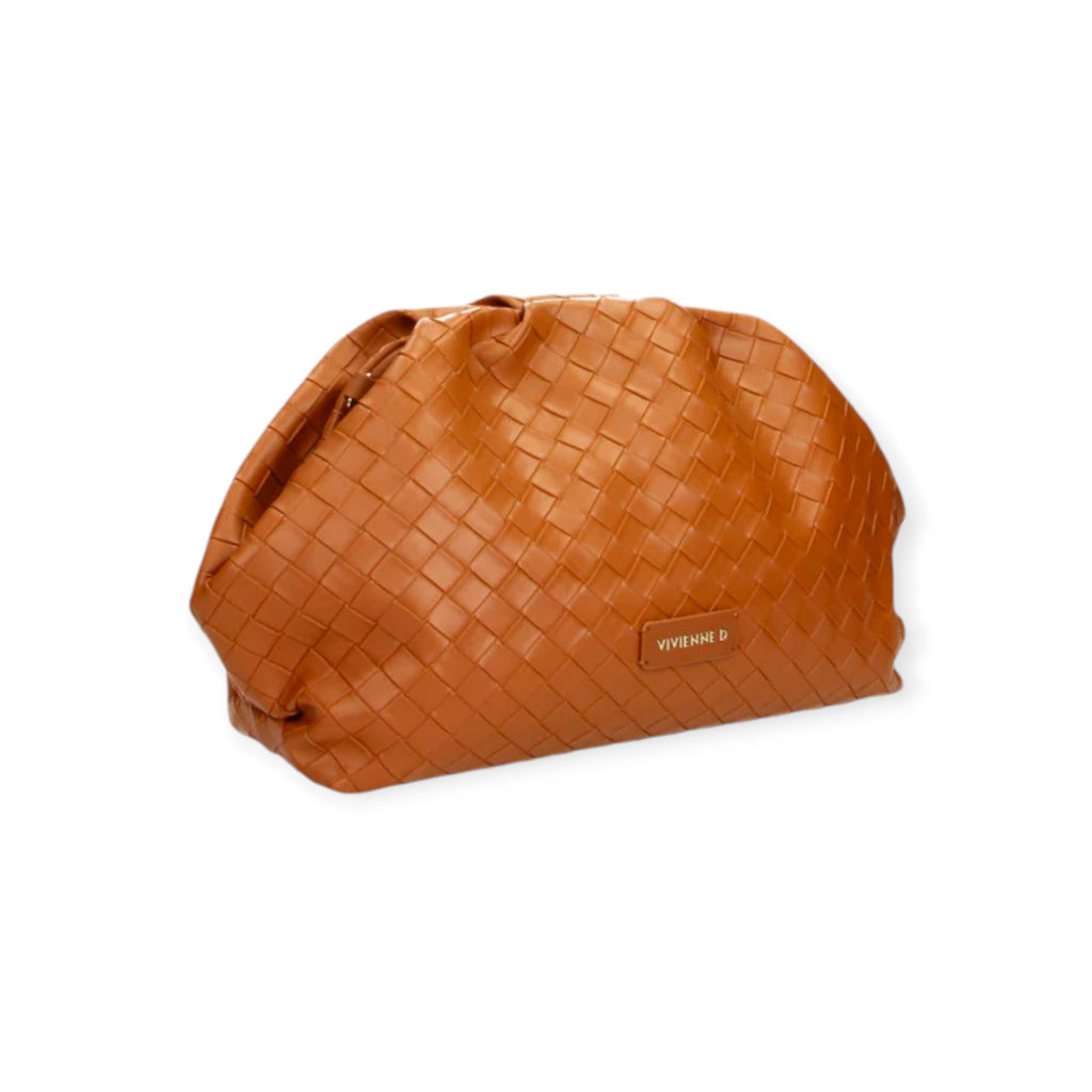 MAXI POCHETTE TWIST CUOIO
