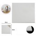 Tela Pittura Tele Per Dipingere Telaio In Legno Telati Cotone Grana Fine 20X20Cm