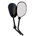 Coppia Specchietti 2 Specchi Retrovisori Universali Moto Scooter Nero Dx+Sx M10