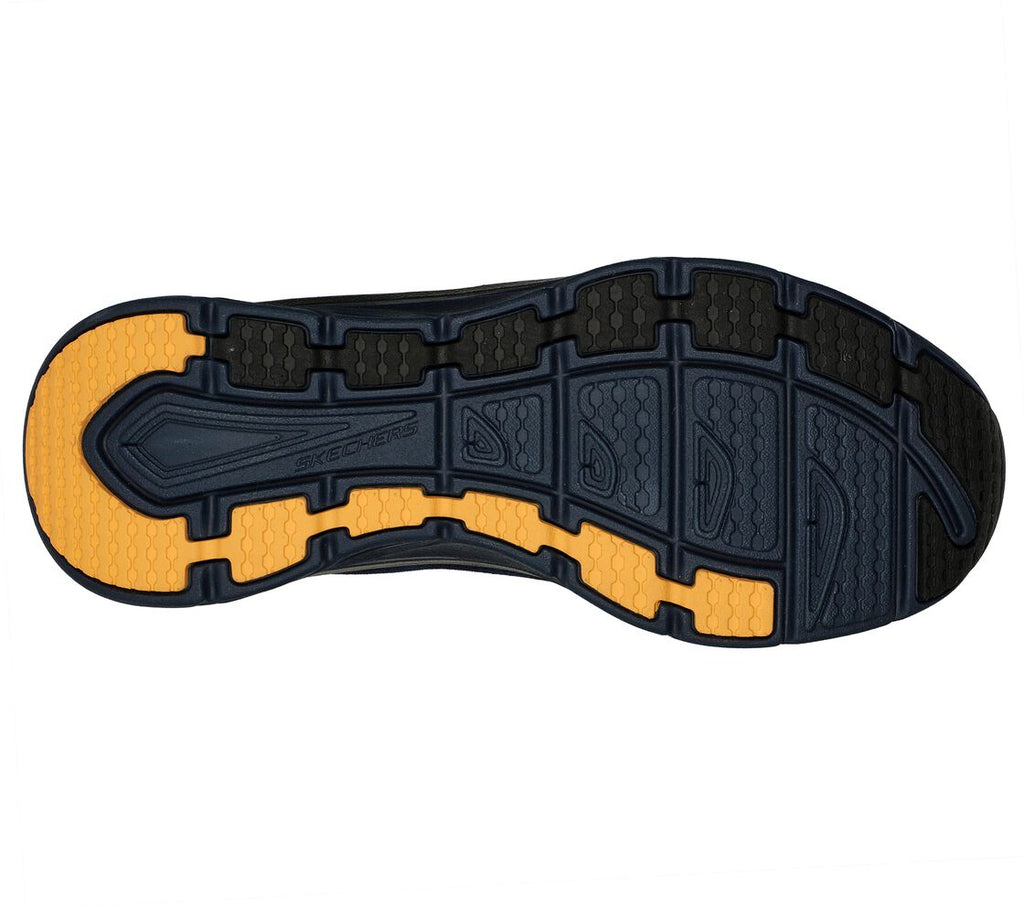 Skeckers scarpa da walking da uomo D'Lux Walker Get Oasis 232362/NVYL blu-giallo