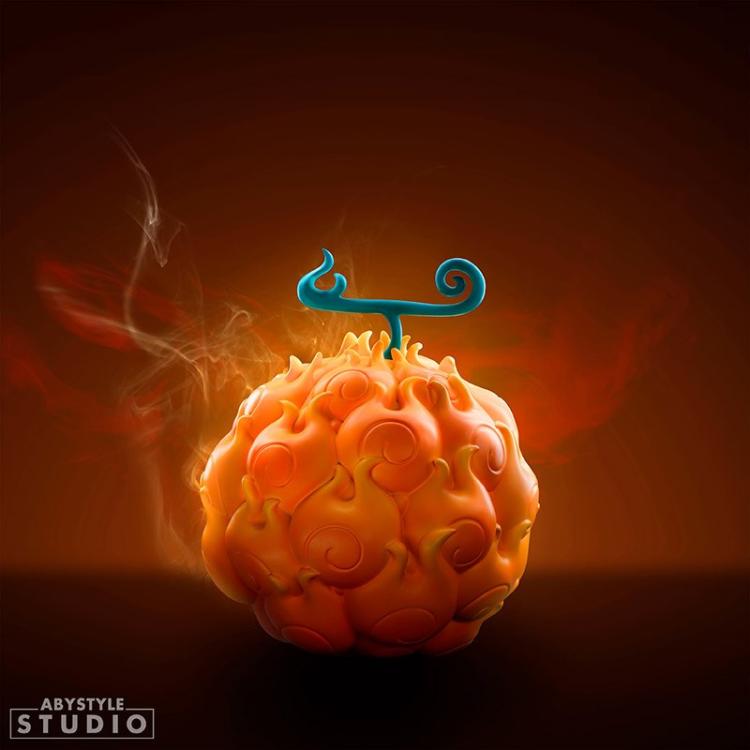 Abystyle One Piece - Flame-Flame Fruit Sfc Replica Resina 13cm Frutto Mera Mera