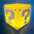 Paladone Lampada Da Tavolo +Suono Nintendo Super Mario Mini Question Block Light