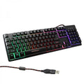Tastiera Retroilluminata Gaming Computer Pc Led Usb Meccanica Keyboard Gioco 801