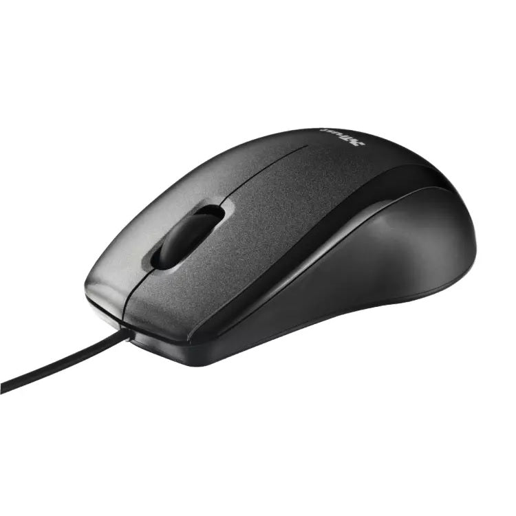 Mouse Trust Usb Carve Pc Laptop 3 Pulsanti Con Filo Desktop Usb + Sensore Ottico