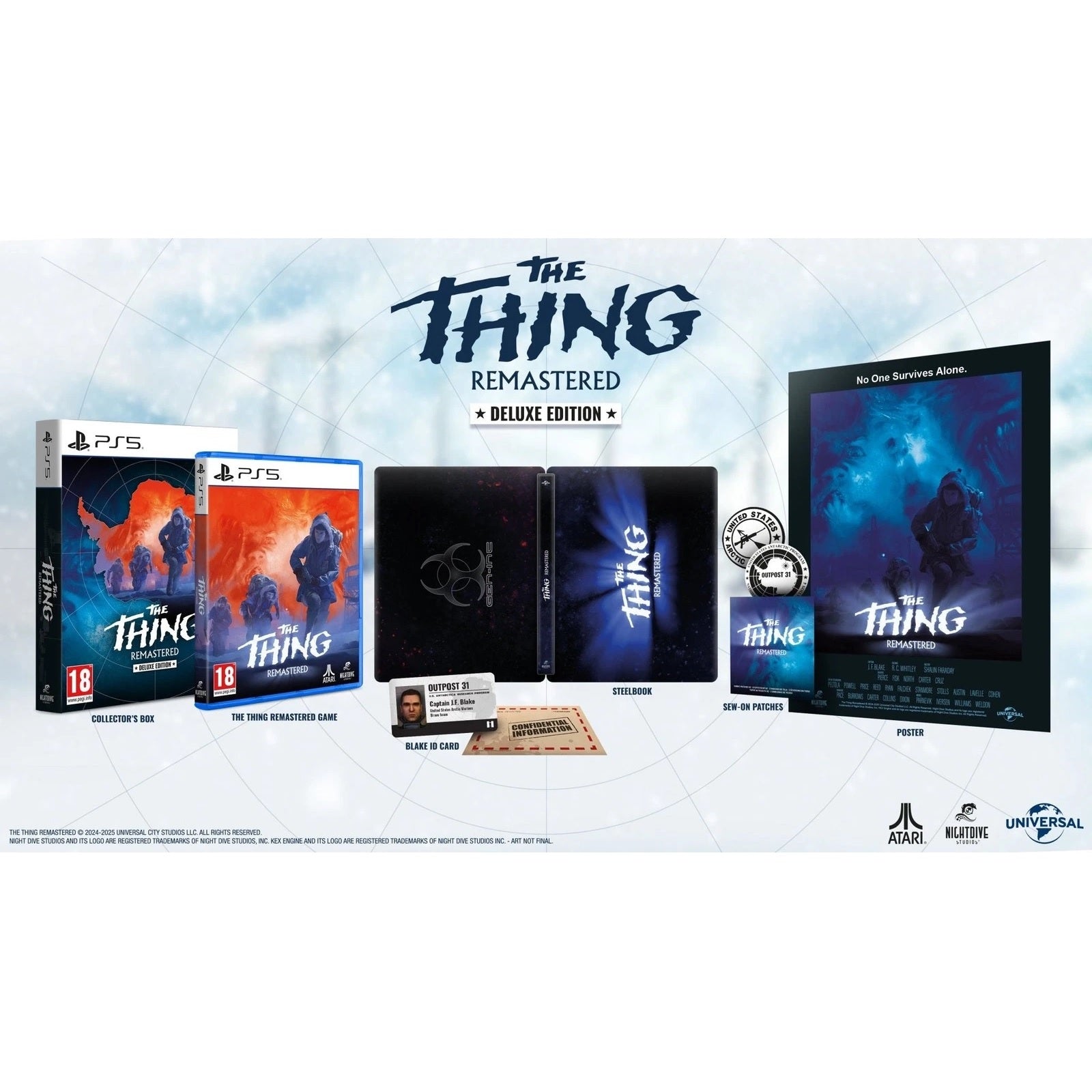 The Thing: Remastered - Deluxe Edition Playstation 5 Pal ITA Videogioco Ps5