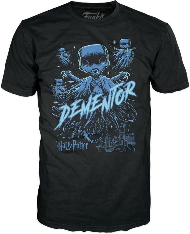 Funko Pop!+Tees Harry Potter Statuetta Dementor (Glows In The Dark) - T-Shirt Xl