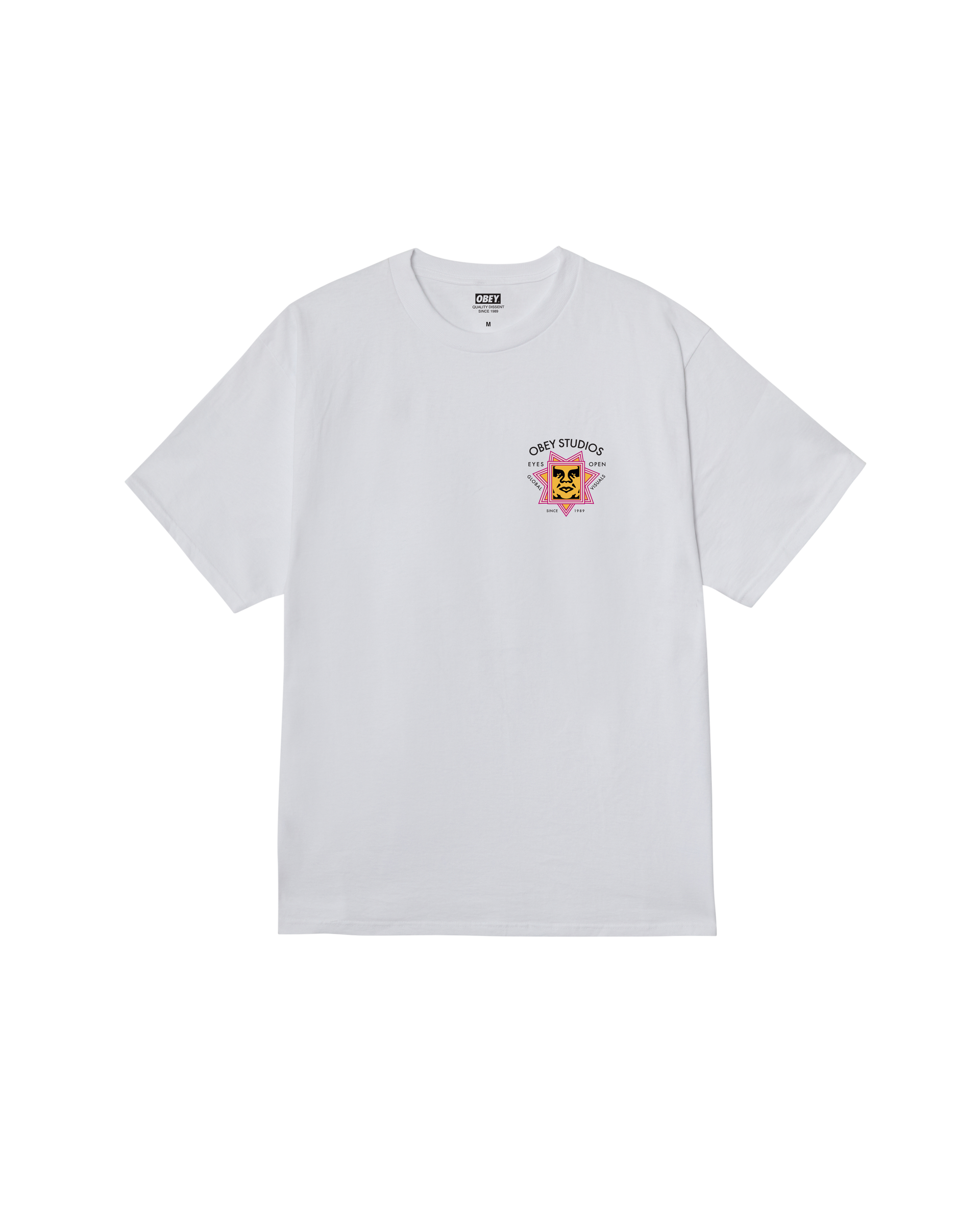 T-shirt Global Visuals Uomo White