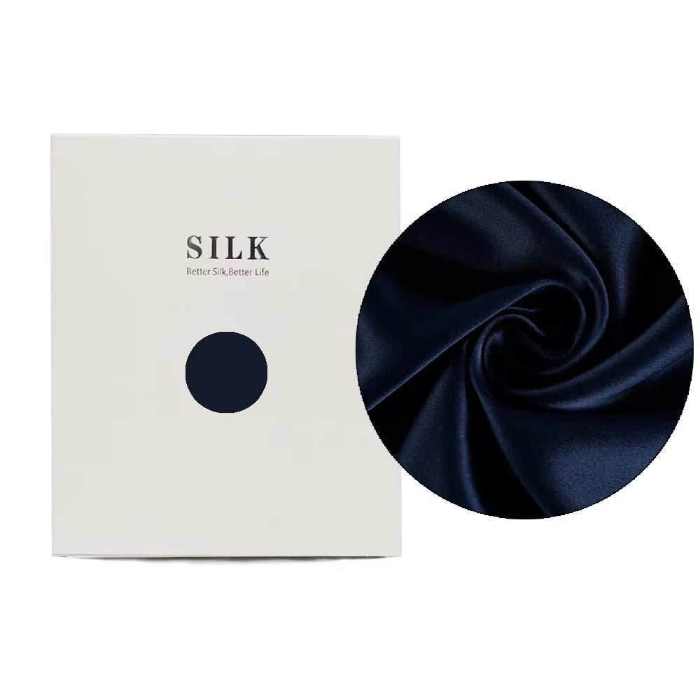 100% Natural Mulberry Silk Pillowcase with Hidden Zipper Double Sided Pure Silk Pillow Case Touch Soft &Cool Suitable for Summer