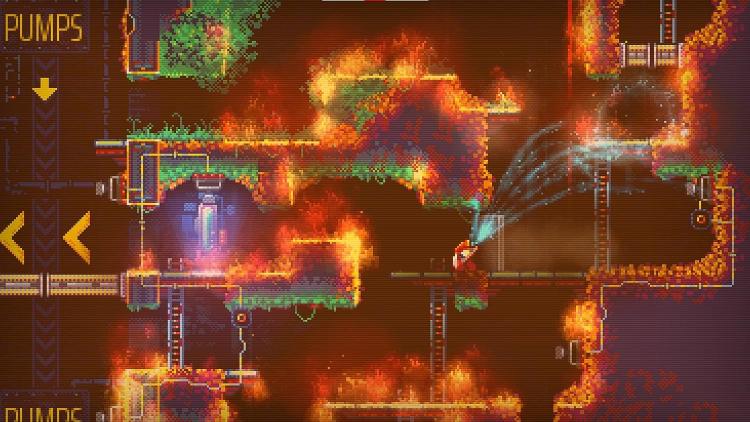 Nuclear Blaze Ps4 Disco Playstation 4 Retro Game Pompieri (Include Portachiavi)