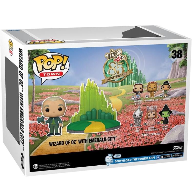 Funko Pop ! Town The Wizard Of Oz - Il  Mago Di Oz (38) Emerald City W/Wizard
