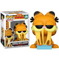 Funko Pop ! Comics Garfield (39) Garfield W/ Lasagna Vinyl Figure 9Cm Collezione