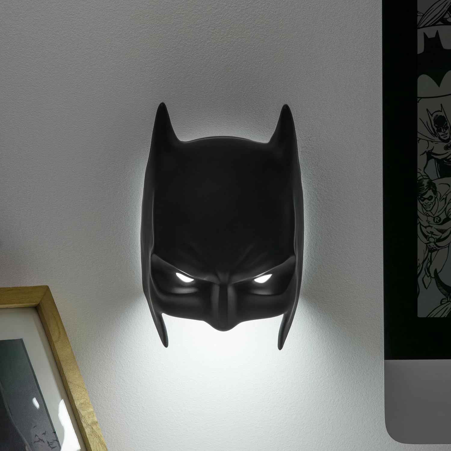 Paladone Lampada Maschera Batman Mask Light Plastica Multicolore Led Scrivania