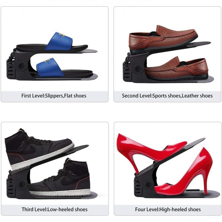 Organizer Scarpe Per Armadio Salvaspazio Portascarpe Regolabile Scarpiera Colori