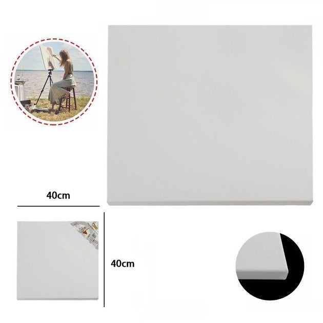 Tela Pittura Tele Per Dipingere Telaio In Legno Telati Cotone Grana Fine 40X40Cm