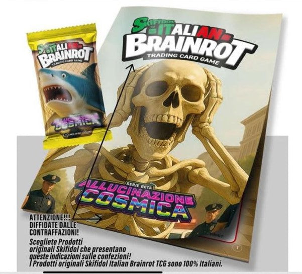 Album Raccoglitore Skifidol Brainrot Allucinazione Cosmica TCG Ita Nuovo