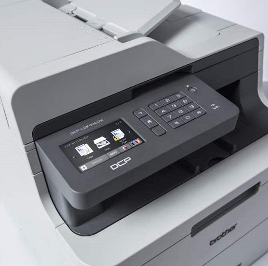 BROTHER STAMPANTE MULTIFUNZIONE LED COLORI WIFI LAN USB DCP-L3550CDW COMPUTER PC