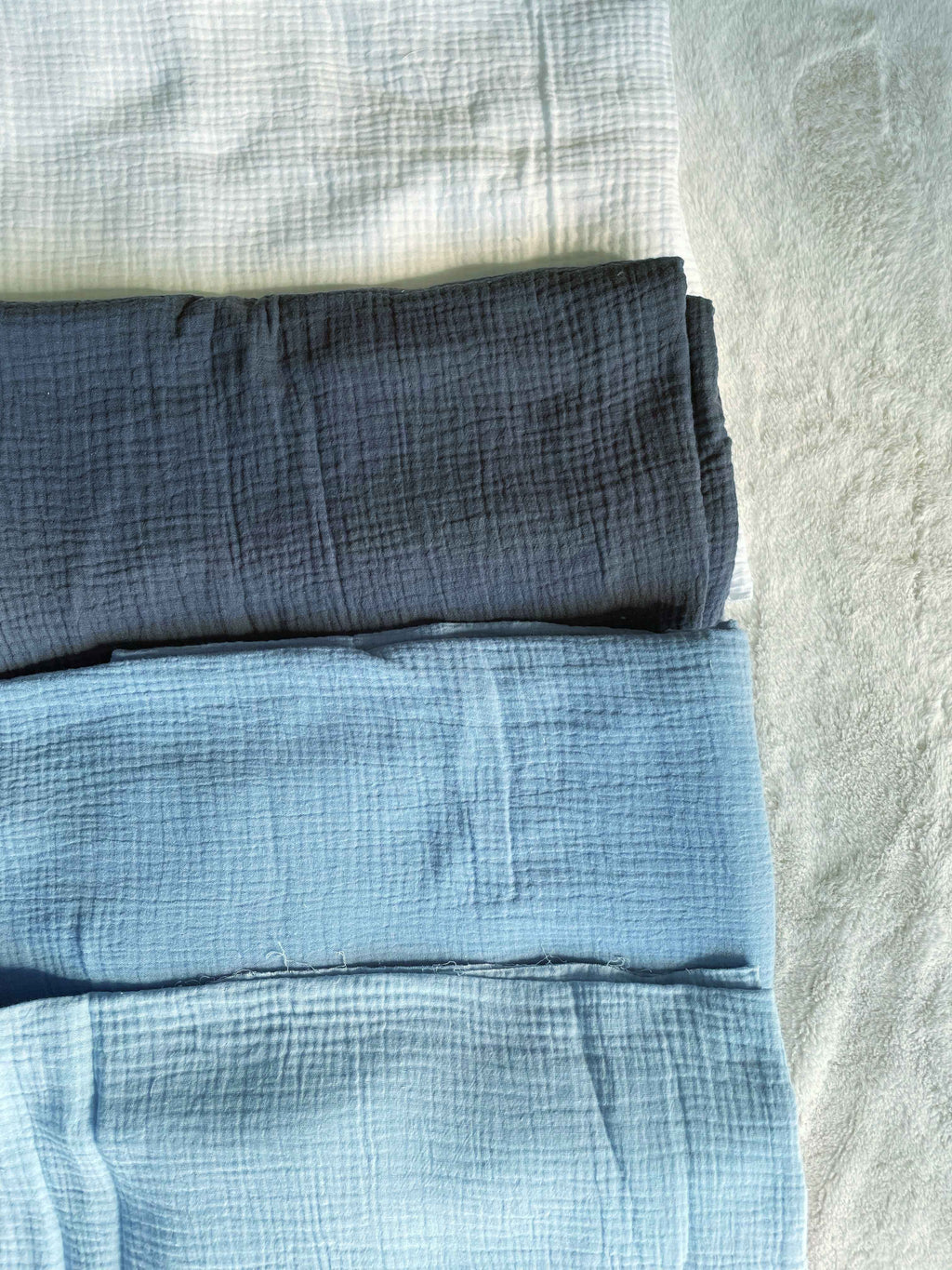 Coprifasce kimono neonato in mussola di cotone