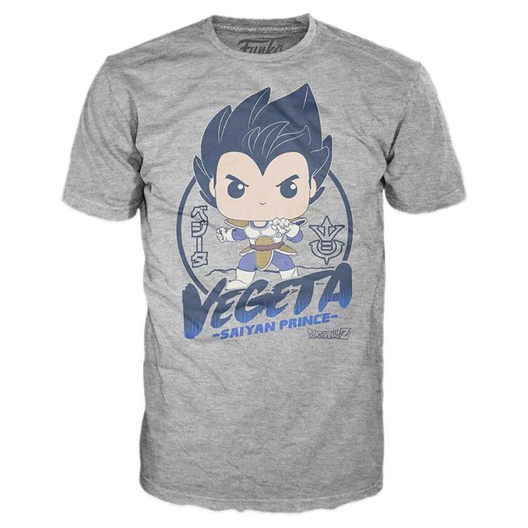 Funko Pop ! & Tee Animation Dragon Ball Z  Vegeta Vinyl Figure 9Cm Funko+T-Shirt