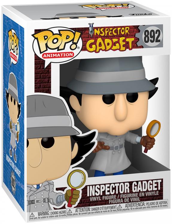 Funko Pop Inspector Gadget 892 Inspector Gadget Vinyl Acton Figure Statuetta