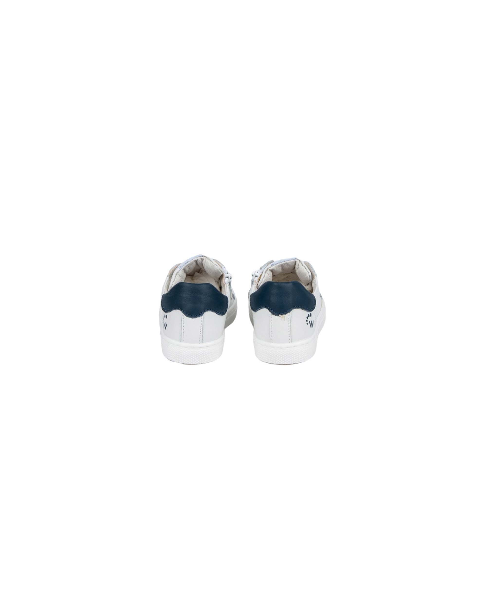 SNEAKERS BIANCHE E BLU
