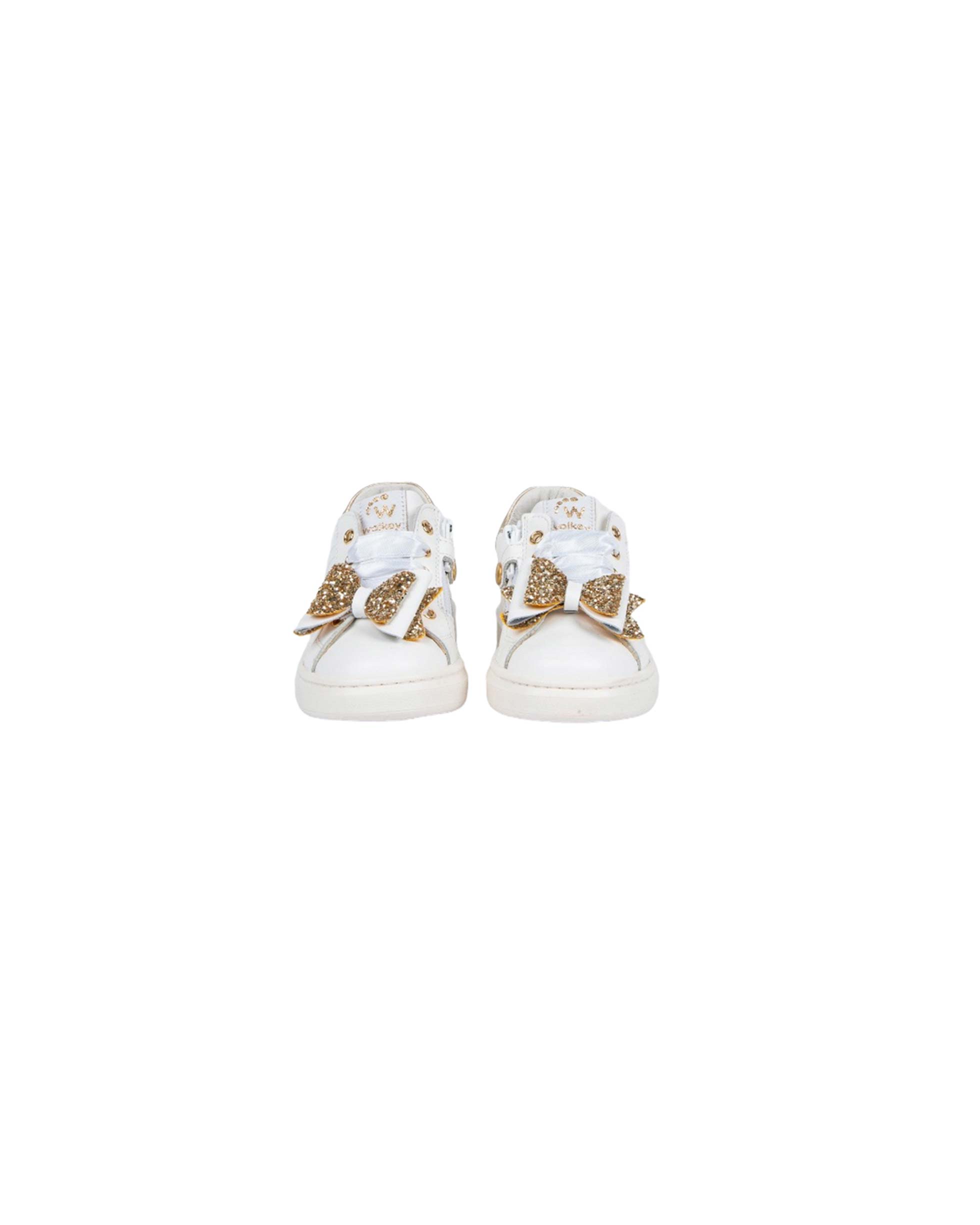 SNEAKERS BIANCHE E ORO