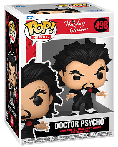 Funko Pop ! Heroes Harley Quinn Animated Series (498) Doctor Psycho Figure 9Cm